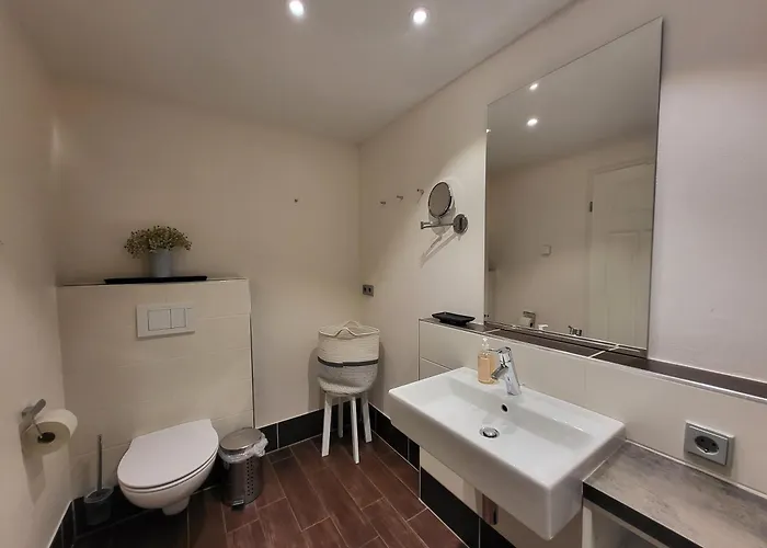 1 Im Reetdachhaus Muehlenhof Lägenhet Böhl